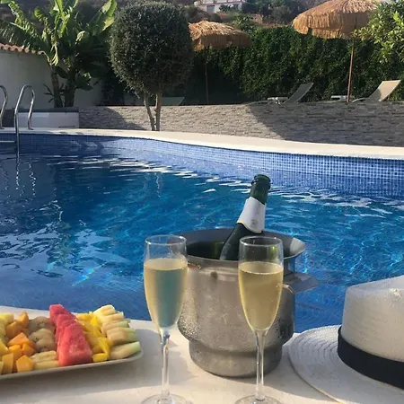 Villa Candela En Benajarafe Piscina Privada Esterno foto